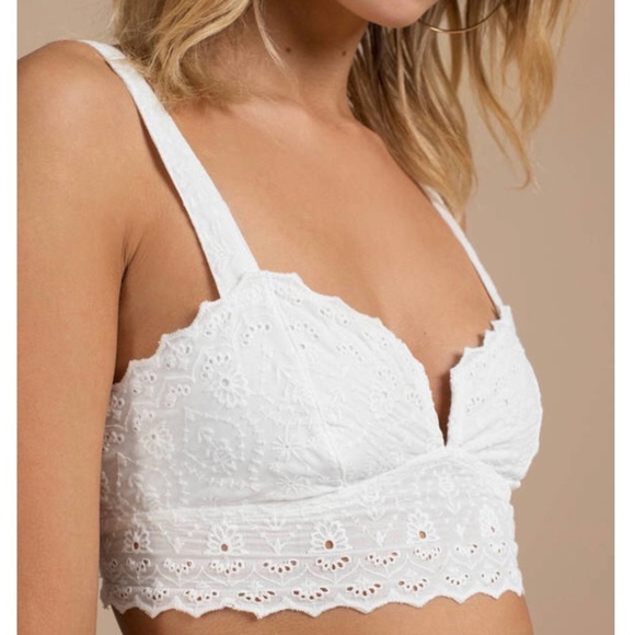 Free People Other - Ezra White Bralette (NWT)